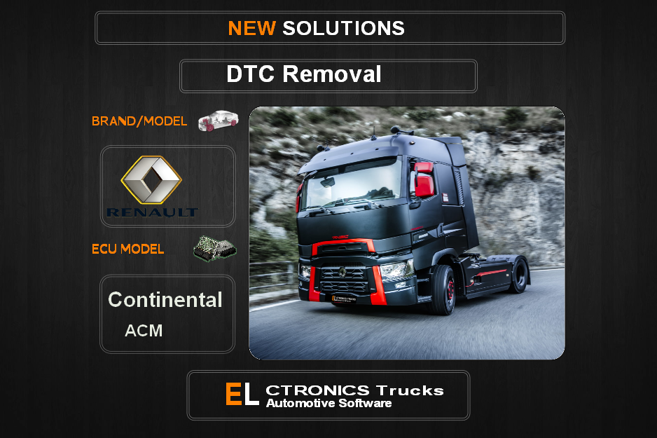 DTC OFF Renault-Truck Continental ACM Electronics Trucks Automotive software