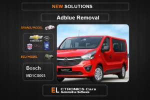 AdBlue OFF GM-Opel Bosch MD1CS003 Electronics Cars Automotive Software