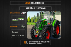 AdBlue OFF Fendt-Agriline Bosch EDC17CV52 Electronics Trucks Automotive Software
