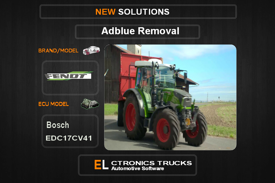 AdBlue OFF Fendt-Agriline Bosch EDC17CV41 Electronics Trucks Automotive Software