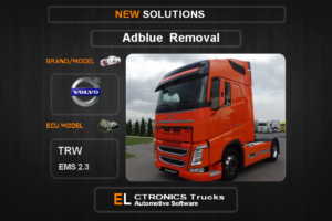 AdBlue OFF Volvo-Truck TRW EMS2.3 Electronics Trucks Automotive Software