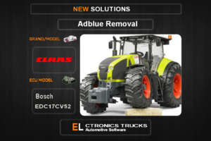 AdBlue OFF Claas Bosch EDC17CV52 Electronics Trucks Automotive Software