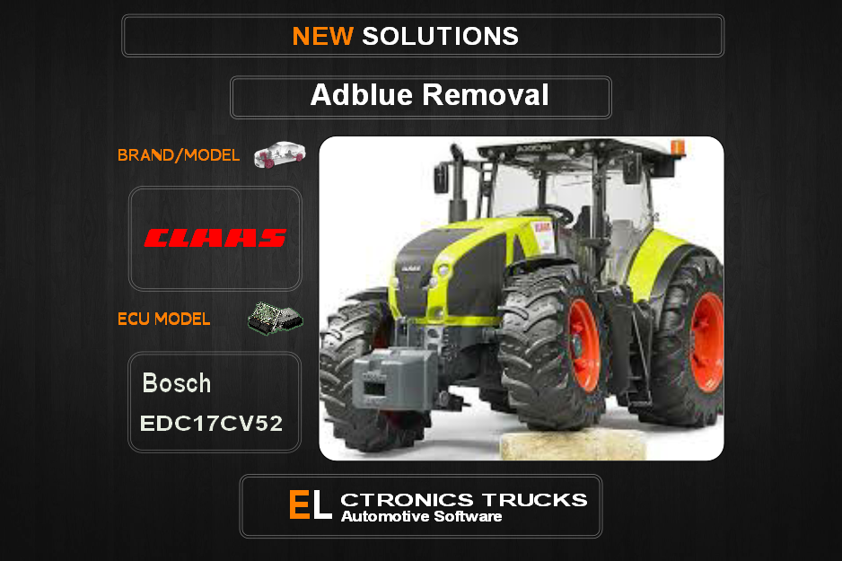 AdBlue OFF Claas Bosch EDC17CV52 Electronics Trucks Automotive Software