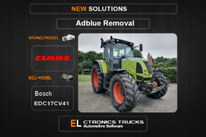 AdBlue OFF Claas Bosch EDC17CV41 Electronics Trucks Automotive Software