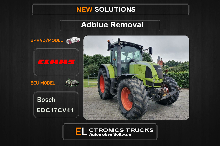 AdBlue OFF Claas Bosch EDC17CV41 Electronics Trucks Automotive Software