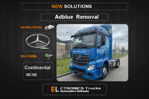 AdBlue OFF Mercedes-Trucks Continental MCM2 Electronics Trucks Automotive Software