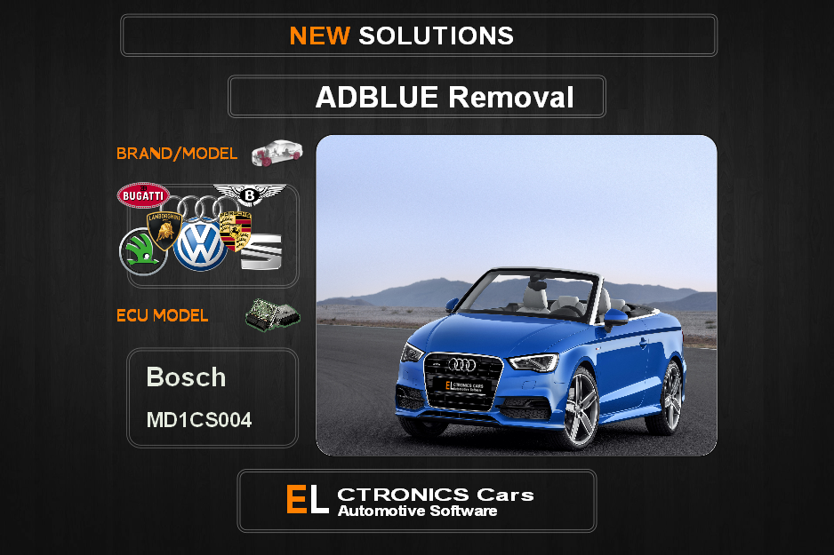 AdBlue OFF Volkswagen-Group  Bosch MD1CS004 Electronics Cars Automotive Software