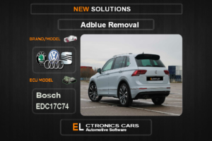 AdBlue OFF Volkswagen-Group  Bosch EDC17C74 Electronics Cars Automotive Software