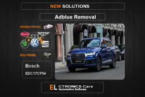 AdBlue OFF Volkswagen-Group  Bosch EDC17CP54 Electronics Cars Automotive Software