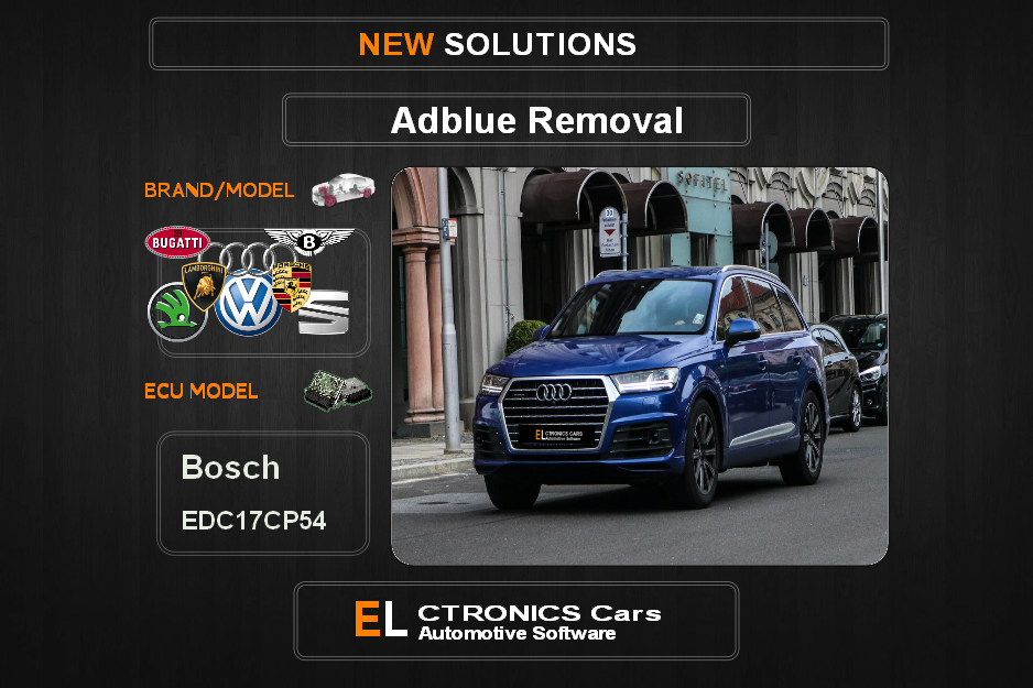 AdBlue OFF Volkswagen-Group  Bosch EDC17CP54 Electronics Cars Automotive Software