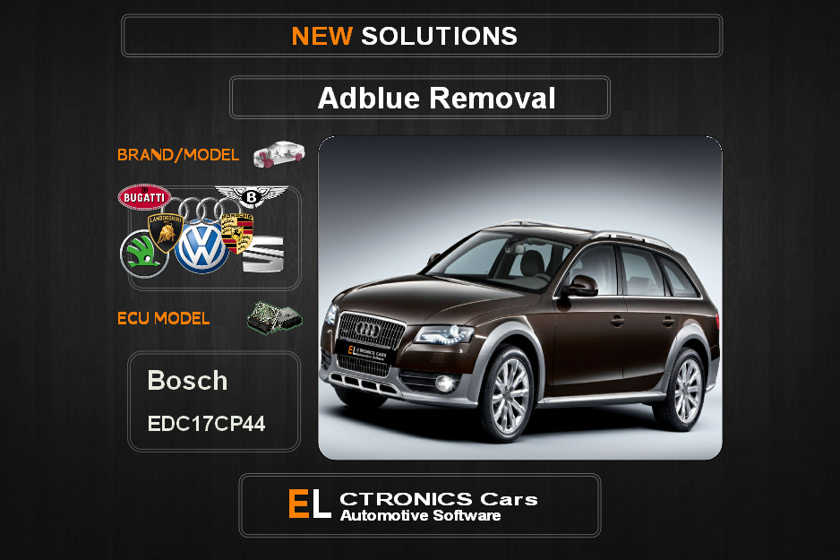 AdBlue OFF Volkswagen-Group  Bosch EDC17CP44 Electronics Cars Automotive Software