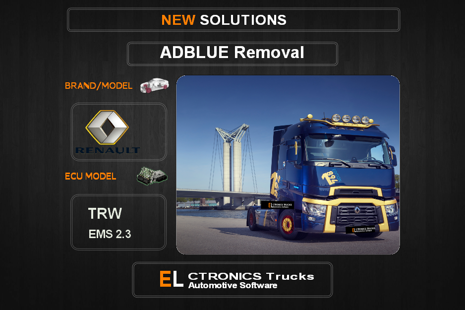 AdBlue OFF Renault-Truck TRW EMS2.3 Electronics Trucks Automotive Software