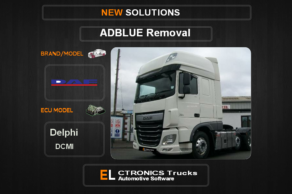 AdBlue OFF DAF-Trucks Delphi DCMI Electronics Trucks Automotive Software