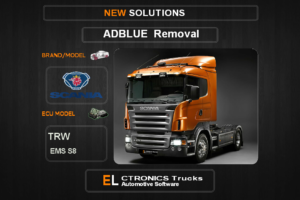 AdBlue OFF Scania-Truck EMS S8 Electronics Trucks Automotive Software