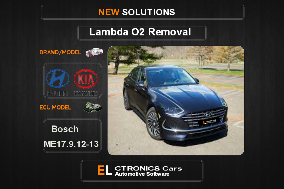 Lambda O2 removal kia-hyundai Bosch ME17.9.12-13 Electronics cars Automotive software