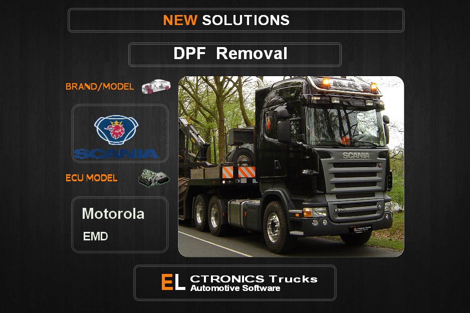 DPF Off Scania-Truck EMS EMD Electronics Trucks Automotive Software
