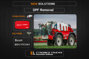 DPF Off Agrifac-Trucks Bosch EDC17CV41 Electronics Trucks Automotive Software
