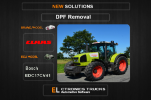 DPF Off Claas Bosch EDC17CV41 Electronics Trucks Automotive Software