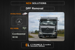 DPF Off Mercedes-Truck Continental MCM2 Electronics Trucks Automotive Software