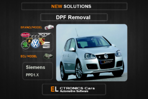 DPF Off Volkswagen-Group Siemens PPD1.X Electronics Cars Automotive Software