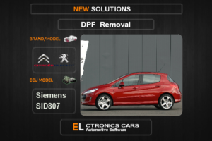 DPF Off Peugeot-Citroen Siemens SID807 Electronics Cars Automotive Software