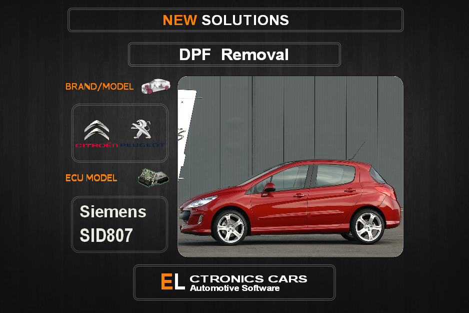 DPF Off Peugeot-Citroen Siemens SID807 Electronics Cars Automotive Software