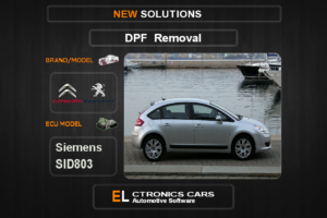 DPF Off Peugeot-Citroen Siemens SID803 Electronics Cars Automotive Software