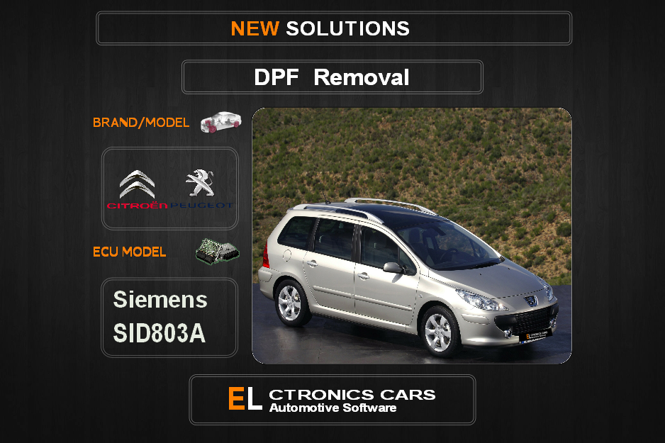 DPF Off Peugeot-Citroen Siemens SID803A Electronics Cars Automotive Software