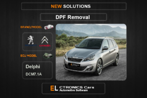 DPF Off Peugeot-Citroen Delphi DCM7.1A Electronics Cars Automotive Software