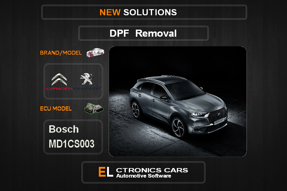 DPF Off Peugeot-Citroen Bosch MD1CS003 Electronics Cars Automotive Software