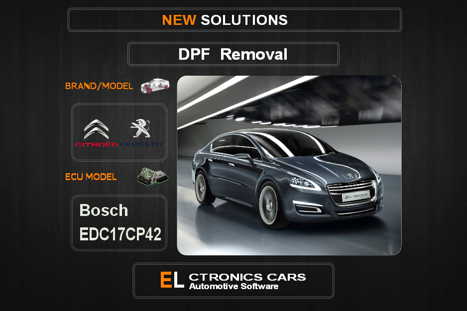 DPF Off Peugeot-Citroen Bosch EDC17CP42 Electronics Cars Automotive Software