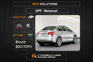 DPF Off Peugeot-Citroen Bosch EDC17CP11 Electronics Cars Automotive Software