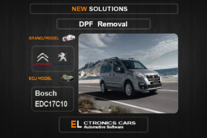 DPF Off Peugeot-Citroen Bosch EDC17C10 Electronics Cars Automotive Software