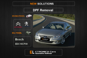 DPF Off Peugeot-Citroen Bosch EDC16CP39 Electronics Cars Automotive Software