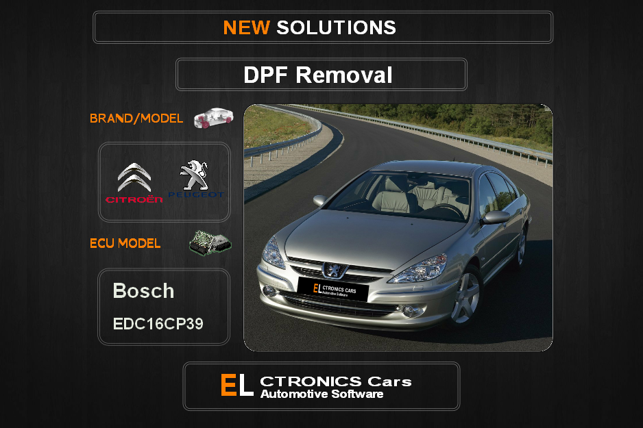 DPF Off Peugeot-Citroen Bosch EDC16CP39 Electronics Cars Automotive Software