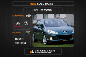 DPF Off Peugeot-Citroen Bosch EDC16C34 Electronics Cars Automotive Software