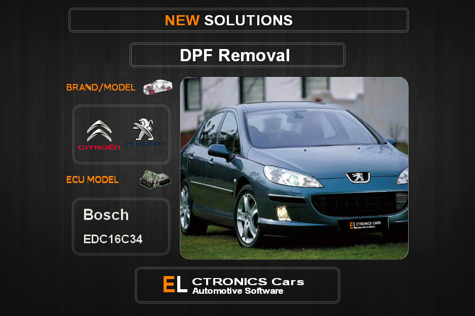 DPF Off Peugeot-Citroen Bosch EDC16C34 Electronics Cars Automotive Software