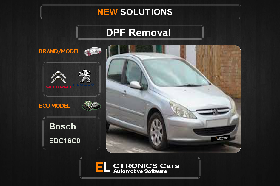 DPF Off Peugeot-Citroen Bosch EDC16C0 Electronics Cars Automotive Software
