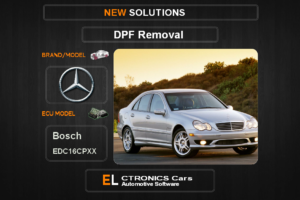 DPF Off Mercedes Bosch EDC16CXX Electronics Cars Automotive Software