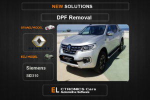 DPF Off Renault-Dacia Siemens SID310 Electronics Cars Automotive Software