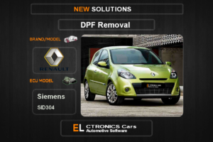 DPF Off Renault-Dacia Siemens SID304 Electronics Cars Automotive Software