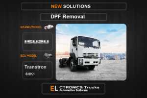 DPF Off Isuzu-Trucks Transtron 6HK1 Electronics Trucks Automotive Software