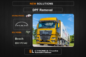 DPF Off Man-Truck Bosch EDC17CV42 Electronics Trucks Automotive Software