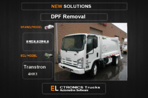 DPF Off Isuzu-Trucks Transtron 4HK1 Electronics Trucks Automotive Software