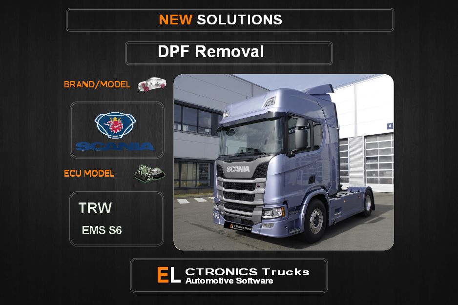 DPF Off Scania-Truck EMS S6 Electronics Trucks Automotive Software
