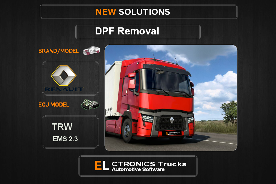 DPF Off Renault-Truck TRW EMS2.3 Electronics Trucks Automotive Software