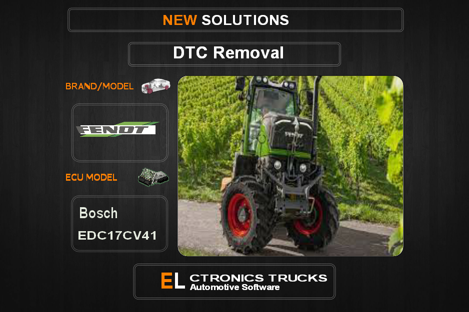 DTC OFF Fendt-Agriline Bosch EDC17CV41 Electronics Trucks Automotive software