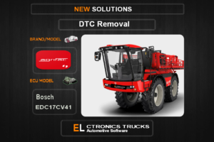 DTC OFF Agrifac-Trucks Bosch EDC17CV41 Electronics Trucks Automotive software
