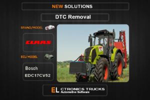 DTC OFF Claas Bosch EDC17CV52 Electronics Trucks Automotive software