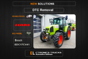 DTC OFF Claas Bosch EDC17CV41 Electronics Trucks Automotive software